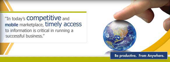 Be productive. From Anywhere.