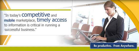 Be productive. From Anywhere.