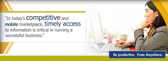 Be productive. From Anywhere.