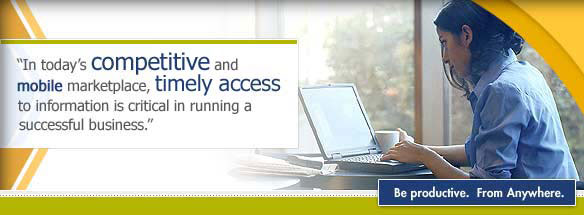 Be productive. From Anywhere.