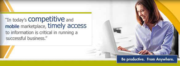 Be productive. From Anywhere.