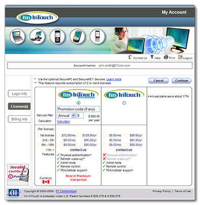purchase licenses