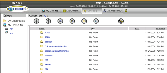 file management Im InTouchs File Management